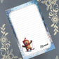 Personalized Ski Bear, winter, skiing, Notepad Stationery