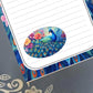 Personalized Peacock Notepad | Custom Bird Motif Stationery