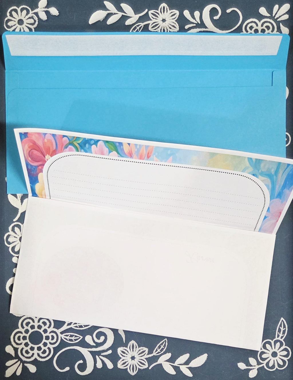 Personalized Peacock, Stationery Kit, Letter Writing Set, Snail Mail, Pen Pal