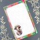 Personalized Colorful Cow Notepad Stationery