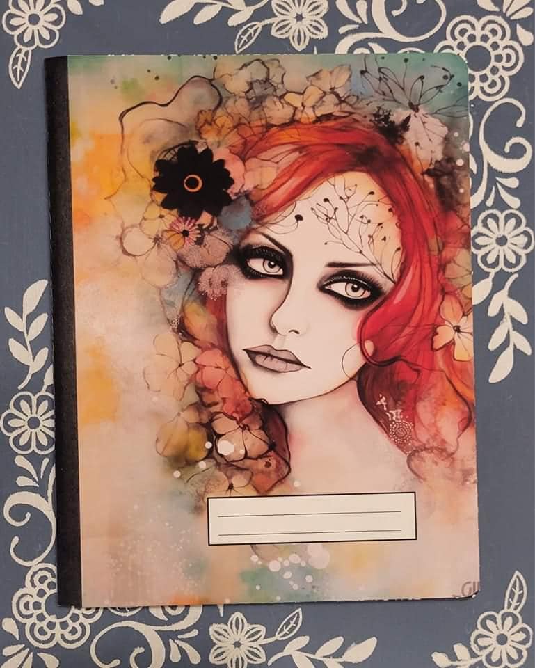 Girl 4, Covered Notebook