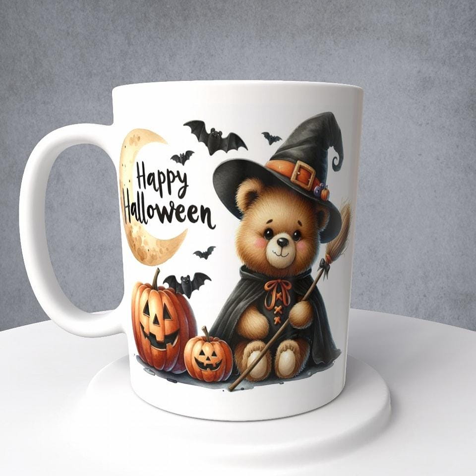 Happy Halloween Bear Mug or Tumbler