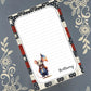 Personalized USA Mouse 2, American Flag, Notepad Stationery