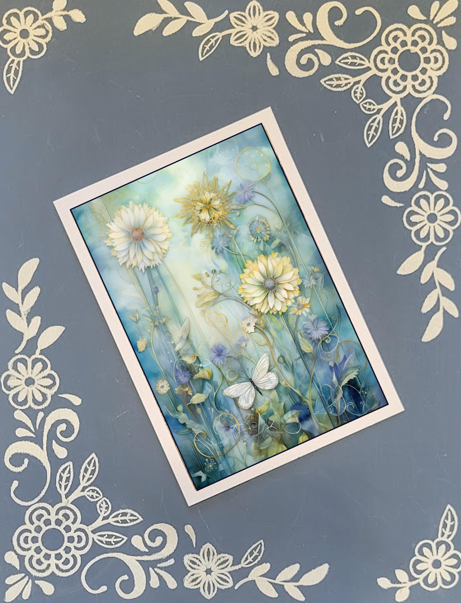 Flowers, Greeting Card Bundle, 5x7 with Envelopes