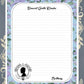 Personalized Dearest Gentle Reader Blue, Stationery Kit, Letter Writing Set, Snail Mail, Pen Pal