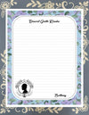 Personalized Dearest Gentle Reader Blue, Stationery Kit, Letter Writing Set, Snail Mail, Pen Pal