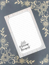 Personalized Massage Therapist, Candle, Notepad Stationery
