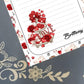 Personalized Love Tier Tray, Valentine's Notepad Stationery