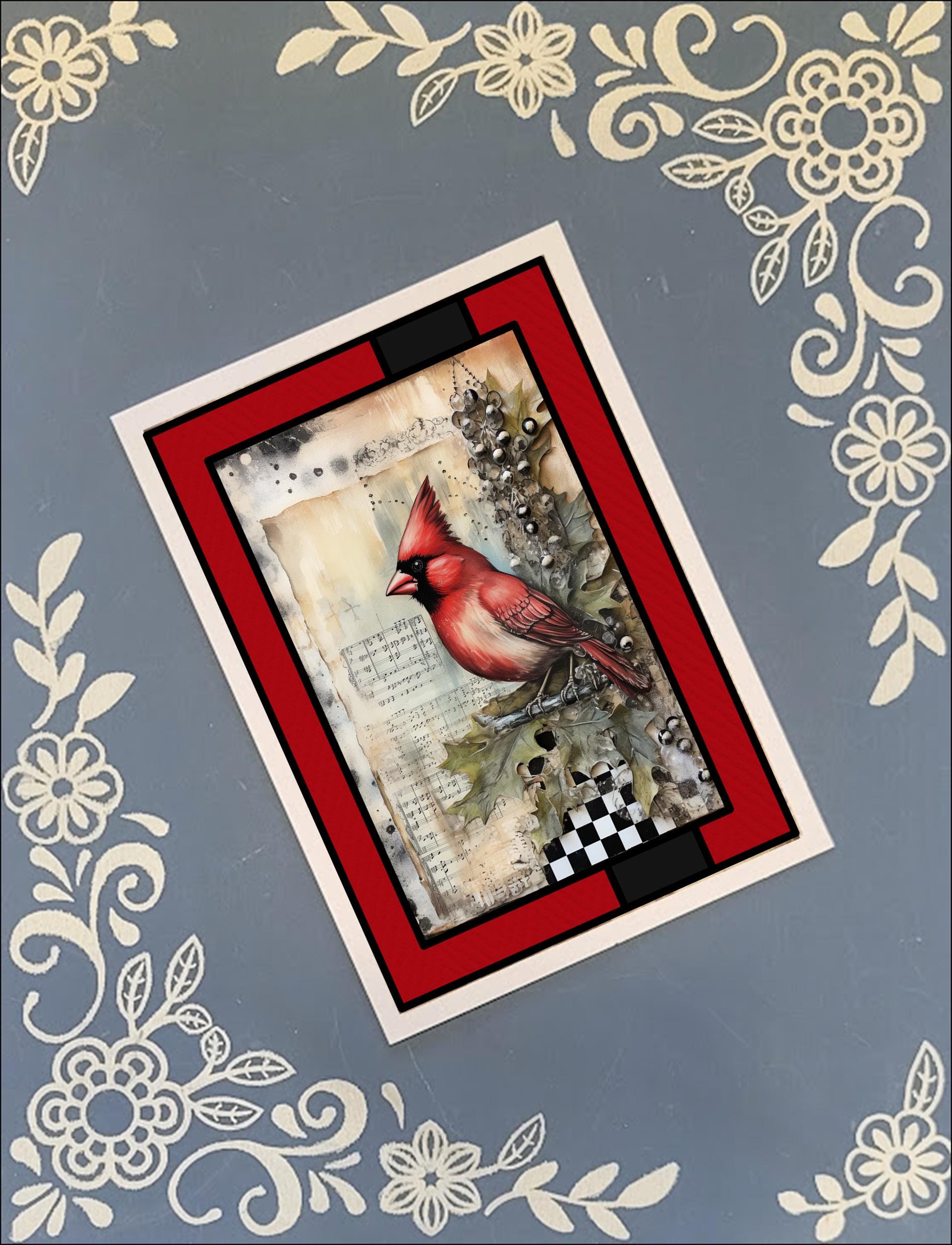 Cardinals, Greeting Card Bundle, 5x7 with Envelopes