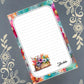 Personalized Flower Box, Notepad Stationery