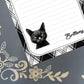 Personalized Grumpy Cat, Black Cat, Notepad Stationery