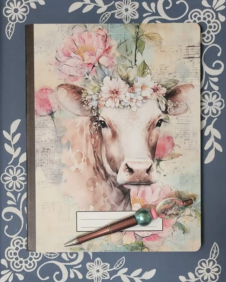Cow, Pretty Cow, Covered Notebook