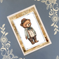 Bear Masculine Greeting Card Bundle – 10 Rugged Cards with Envelopes
