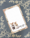 Personalized Wedding Mice Notepad Stationery