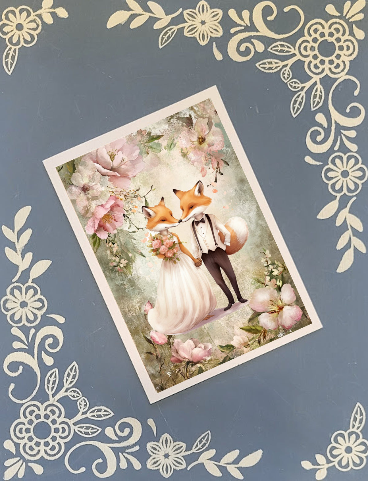 Wedding Animals 1 Personalizable, Greeting Card Bundle