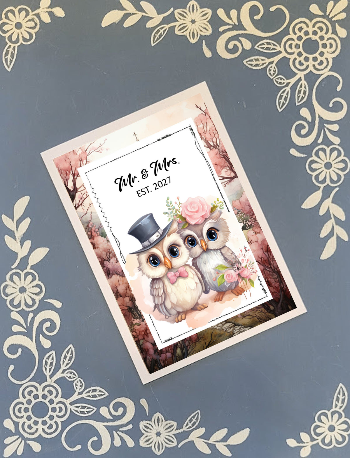 Wedding Animals 1 Personalizable, Greeting Card Bundle