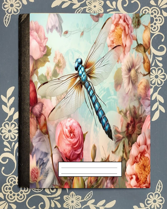 Dragonfly 1 Covered Notebook