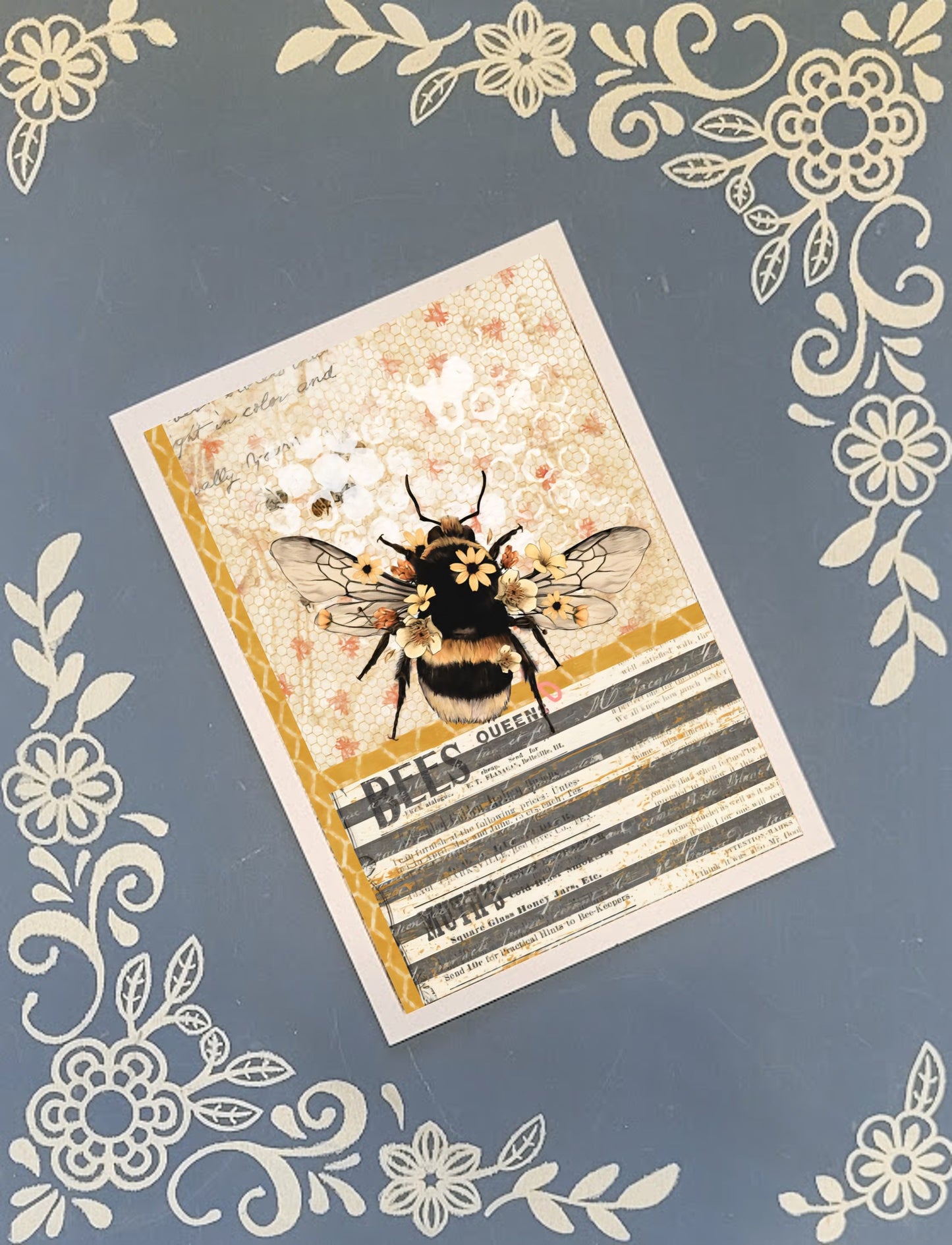 Bee & Sunflower Greeting Card Bundle | 5x7 Cards with Envelopes