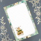 Personalized Books, Bookish, Books Are My Therapy, Daisy Notepad Stationery