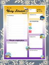 Busy Scholar Back To School Daily Planner | Productivity Notepad