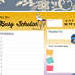 Busy Scholar Back To School Daily Planner | Productivity Notepad