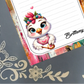 Personalized Baking Chicken with Cookies, Notepad Stationery
