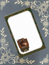 Personalized Kentucky Derby Green Notepad Stationery