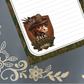Personalized Kentucky Derby Green Notepad Stationery