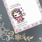 Personalized Coffee Unicorn, Touch My Coffee I Will Slap You So Hard Even Google Won't Be Able To Find You Notepad | Mrs B's Stationery