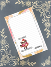 Personalized Coffee Chicken, Chic, Unique, and Caffeinated Notepad | Mrs B's Stationery
