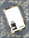 Personalized Coffee Pot, But First Coffee Notepad | Mrs B's Stationery
