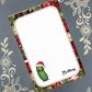 Personalized Pickle, Christmas Holiday, Notepad Stationery