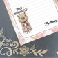 Personalized Coffee Capybara, Pour Another Cup Notepad | Mrs B's Stationery