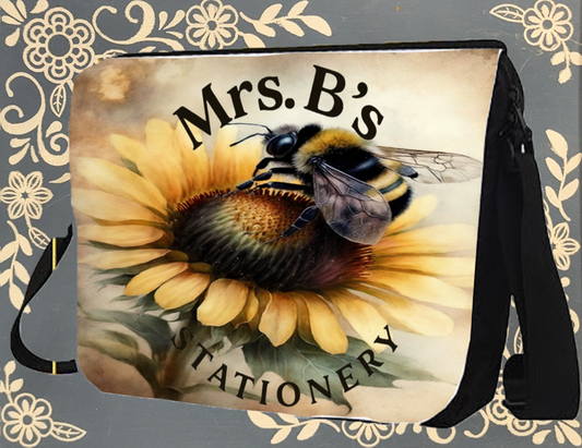 Mrs. B’s Swag Club Sunflower Bee Messenger Bag