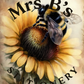 Mrs. B’s Swag Club Sunflower Bee Keychains & Bag Charms (Choose Your Shape)