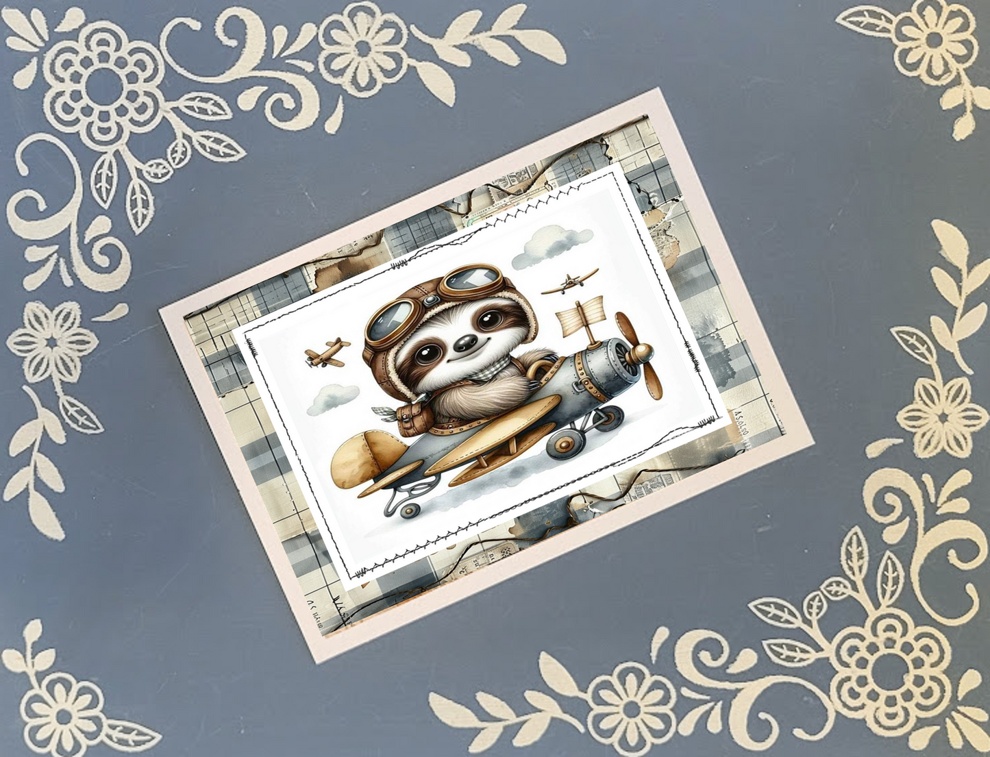 Masculine Art Greeting Card Bundle – 10 Modern Cards with Envelopes