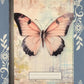 Pink Butterfly, Covered Notebook
