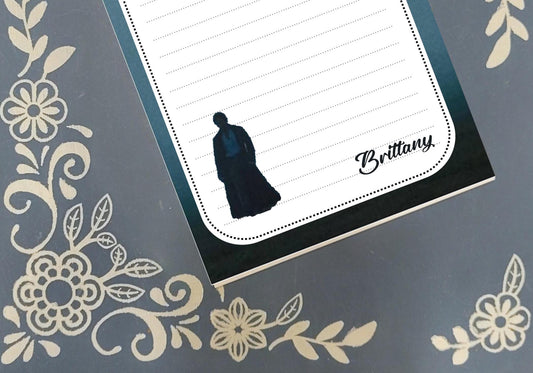 Personalized Pride & Prejudice, Most Ardently, Mr. Darcy, Notepad Stationery