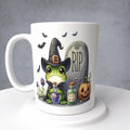 Halloween Frog Graveyard Mug or Tumbler