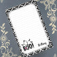 Personalized BOO!, Ghost shooting Pink Fart, Halloween, Notepad Stationery