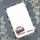 Personalized Merry Christmas Train, Christmas, Winter, Holiday, Notepad Stationery