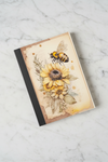 Bee & Sunflower 1 Rustic Covered Notebook