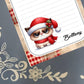 Personalized Grumpy Cat Christmas, Winter, Holiday, Notepad Stationery