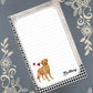 Personalized Dog Breed Notepad | Custom Pet Lover Stationery