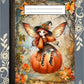 Fairy, Fall Fairy 3 Covered Notebook