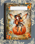 Fairy, Fall Fairy 3 Covered Notebook