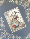 Floral Bird Greeting Card Bundle, 5x7 with Envelopes