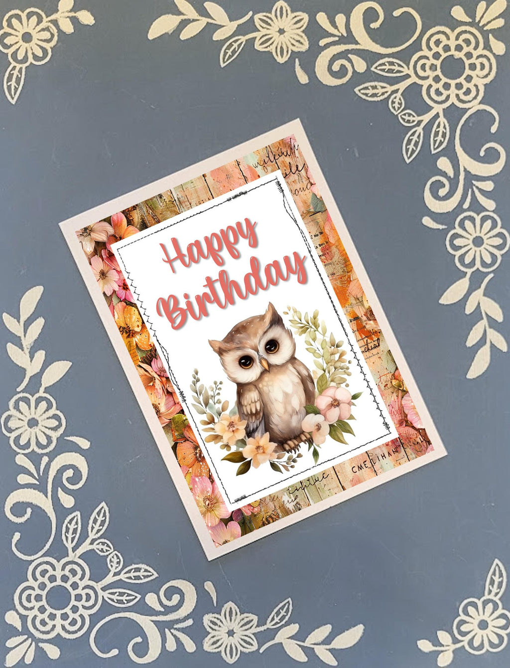 Cute Happy Birthday Animals 2, Greeting Card Bundle, 5x7 with Envelopes