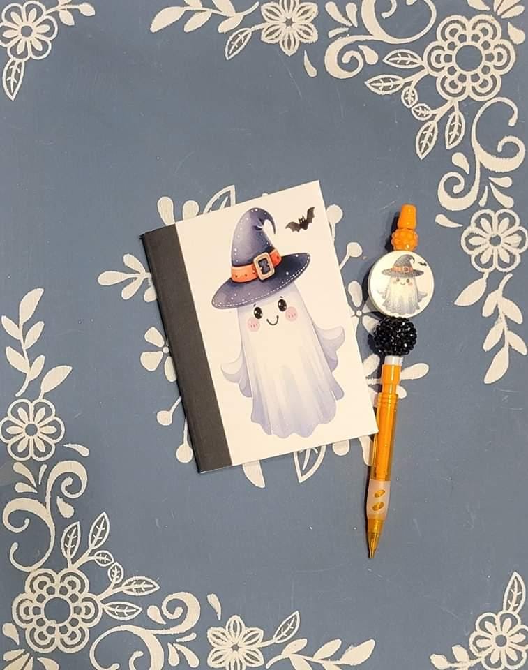 Ghost Covered Notebook