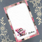 Personalized Penguin Winter Notepad | Custom Kids Stationery